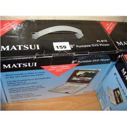 MATSUI 8" PORTABLE DVD PLAYER