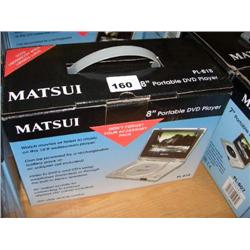 MATSUI 8" PORTABLE DVD PLAYER