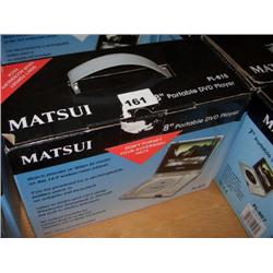 MATSUI 8" PORTABLE DVD PLAYER
