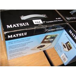 MATSUI 7" PORTABLE DVD PLAYER