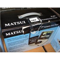 MATSUI 7" PORTABLE DVD PLAYER