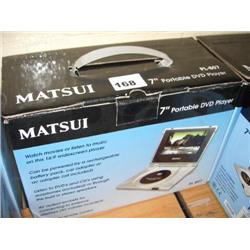 MATSUI 7" PORTABLE DVD PLAYER
