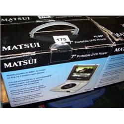 MATSUI 7" PORTABLE DVD PLAYER