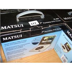 MATSUI 7" PORTABLE DVD PLAYER