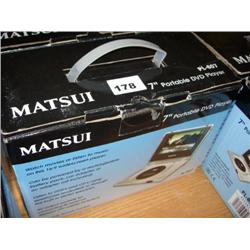 MATSUI 7" PORTABLE DVD PLAYER