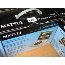 MATSUI 7" PORTABLE DVD PLAYER