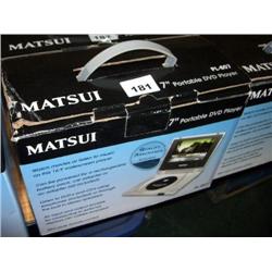 MATSUI 7" PORTABLE DVD PLAYER