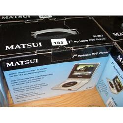 MATSUI 7" PORTABLE DVD PLAYER
