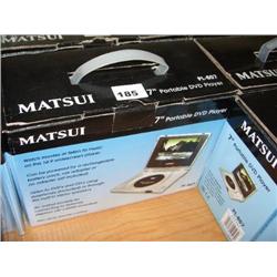 MATSUI 7" PORTABLE DVD PLAYER