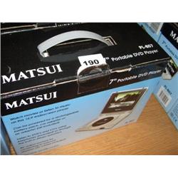 MATSUI 7" PORTABLE DVD PLAYER