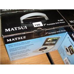MATSUI 7" PORTABLE DVD PLAYER