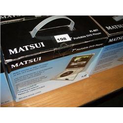 MATSUI 7" PORTABLE DVD PLAYER