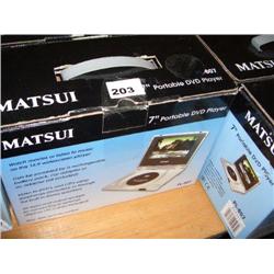 MATSUI 7" PORTABLE DVD PLAYER