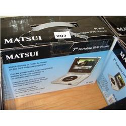 MATSUI 7" PORTABLE DVD PLAYER
