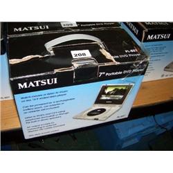 MATSUI 7" PORTABLE DVD PLAYER