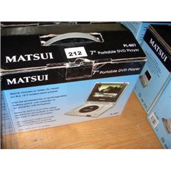 MATSUI 7" PORTABLE DVD PLAYER