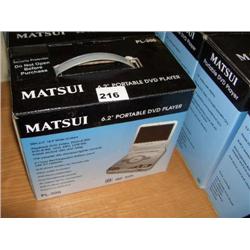 MATSUI 6.2" PORTABLE DVD PLAYER