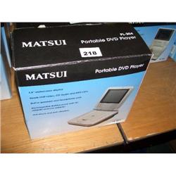 MATSUI 5.8" PORTABLE DVD PLAYER