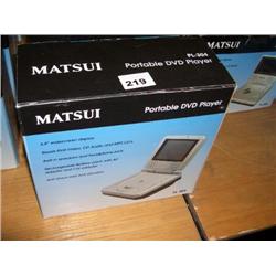MATSUI 5.8" PORTABLE DVD PLAYER