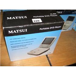 MATSUI 5.8" PORTABLE DVD PLAYER