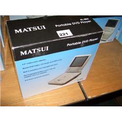 MATSUI 5.8" PORTABLE DVD PLAYER