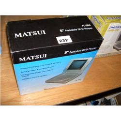 MATSUI 5" PORTABLE DVD PLAYER