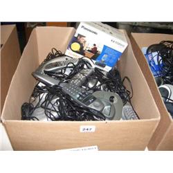 BOX OF MISC PHONES