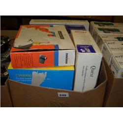 BOX OF 9 MISC PHONES