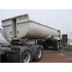 1975 Reliance End Dump Rock Trailer