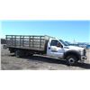 Image 1 : (HI898) 2012 Ford F450 16-Foot Stakebed Truck w/ Lift Gate (Starts, Needs Repair), 105692 Miles