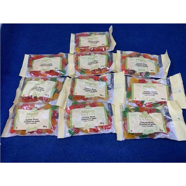 Mighty Marked Gummy Bears Candy (10 x 200g)
