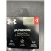 Image 2 : Under Armour UA Phenom Cushioned Crew Youths Socks (13.5k-4.5) 3pk
