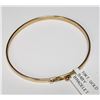 Image 2 : 10K Yellow Gold 1.92G Baby Bangle, Suggested Retail Value $600