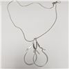 Image 2 : Silver 2 Pendant Necklace, Suggested Retail Value $80