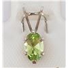 Image 2 : Silver Peridot Pendant, Made in Canada, Suggested Retail Value $120