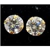 Image 1 : 14K Yellow Gold Cubic Zirconia Earrings, Suggested Retail Value $120