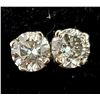 Image 2 : 14K White Gold Diamond (0.4Ct,Si1-2,G-H) Earrings, Made in Canada, Appraised Retail $1895