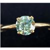Image 1 : 10K Yellow Gold Moissanite(0.75ct) Ring (~Size 6.5) (~weight 1.13g), Made in Canada, Appraised Retai