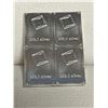 Image 3 : Valcambi Suisse LOT of 4 .999 Pure Silver 1g Wafer Bars