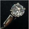 Image 3 : 14K White Gold Lab Grown Diamond (1.24Ct,Vs2) Ring (~Size 5.5) (~weight 2.8g), Made in Canada, Appra