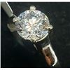 Image 5 : 14K White Gold Lab Grown Diamond (1.24Ct,Vs2) Ring (~Size 5.5) (~weight 2.8g), Made in Canada, Appra