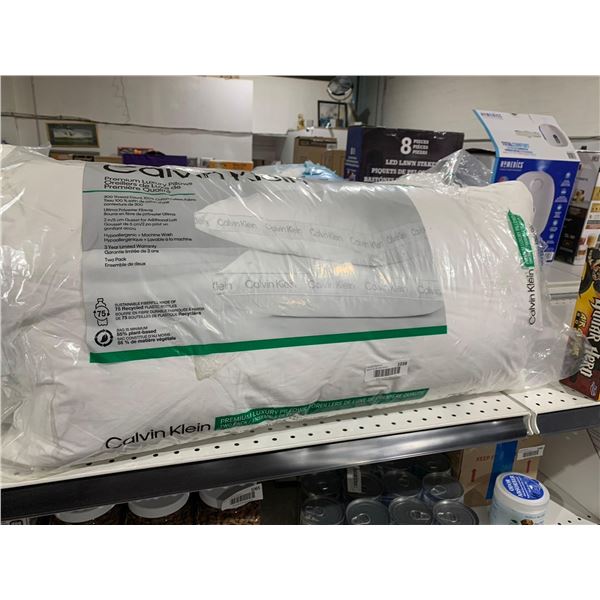 Calvin Klein premium luxury pillows king size, pack of 2