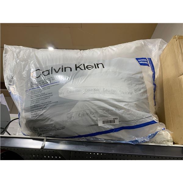 Calvin Klein premium luxury pillows, queen size pack of 2