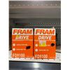 Image 1 : Fram Drive FD9100 oil filter for various Chevrolet and GM model cars, lot of 2
