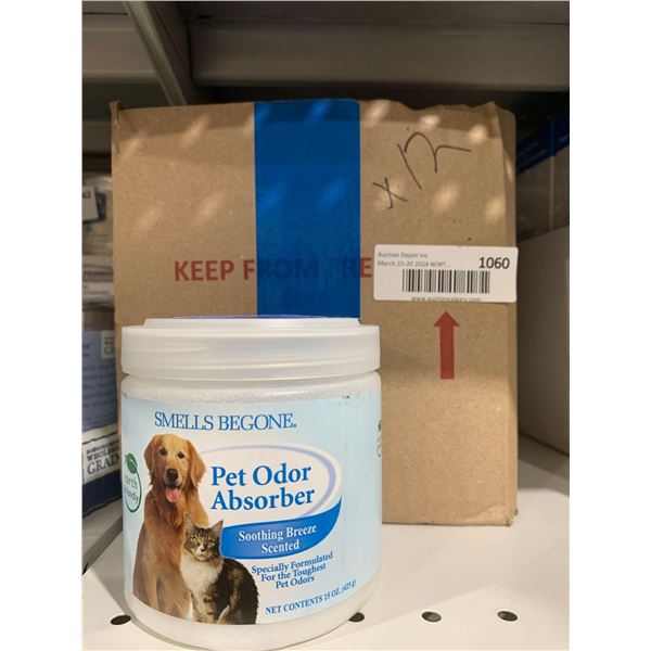 Smells begone pet odor absorber 12x425g