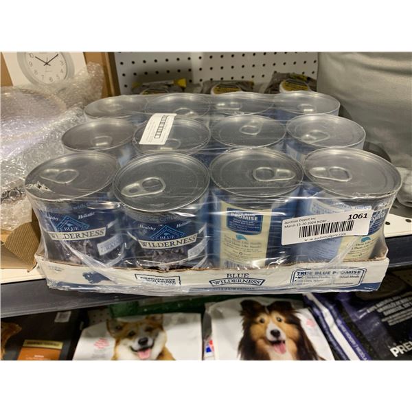 Blue buffalo wilderness adult dog food 12x354g