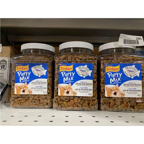 Friskies party mix cat treats 3x454g