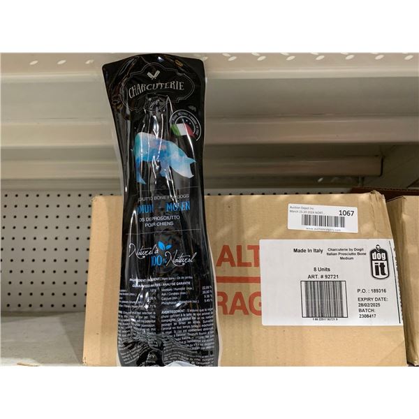 Dogit medium charcuterie dog bones pack of 8