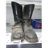 Image 1 : Metal mounts waterproof motorcycle riding boots size 11.5