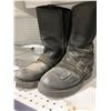 Image 6 : Metal mounts waterproof motorcycle riding boots size 11.5